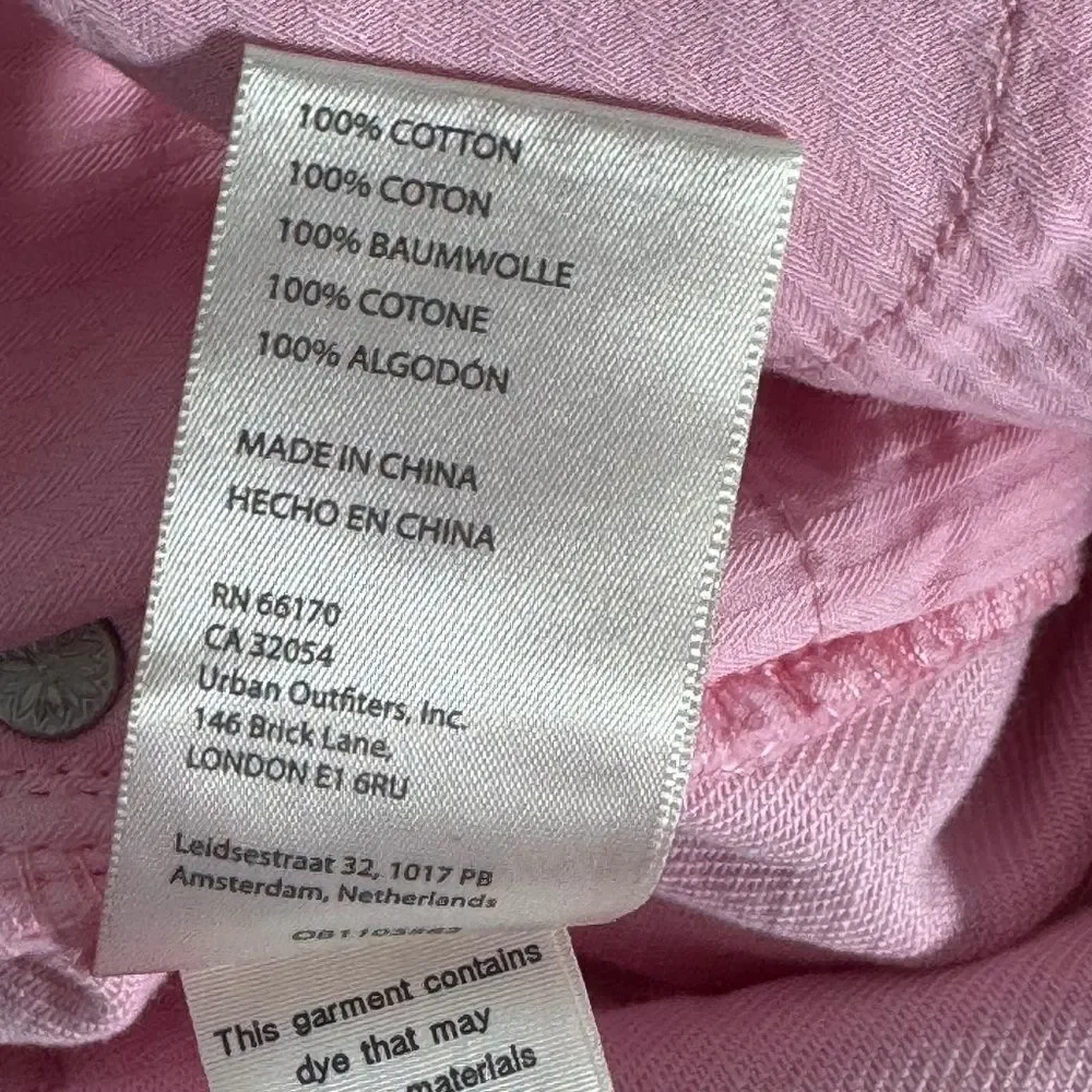 Free People We The Free NWT‎ Loving Good Vibrations Cutoff Shorts In Rosa Sz 32